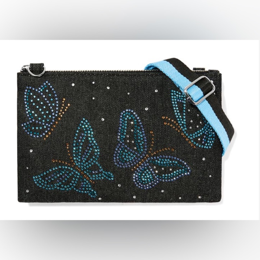 Brighton Sparkle Butterfly Crossbody Pouch